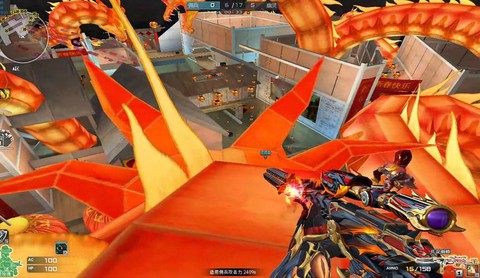 穿越火线怎么卡新年广场