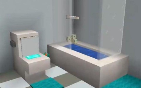 我的世界怎么做卫生间